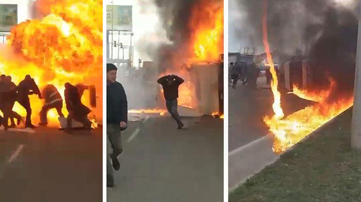 Şanlıurfa’da alevler arasında can pazarı! Ölümü göze alıp kurtardılar