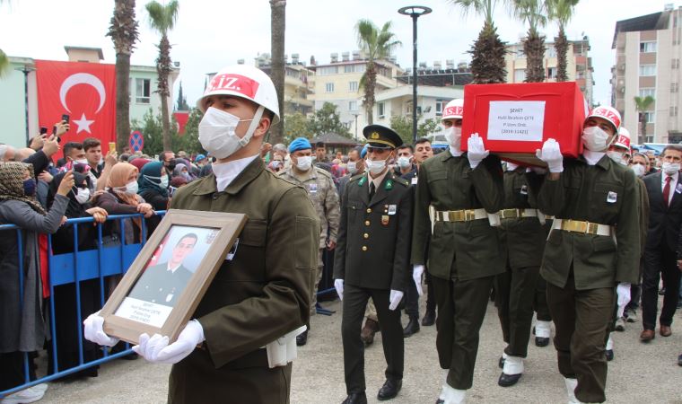Şehit Piyade Uzman Çavuş Halil İbrahim Çete, Hatay’da toprağa verildi