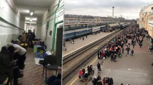 Sığınaktan çıkıp gara ulaşan 7 Türk öğrenci, Türkiye yolunda