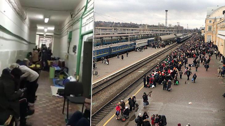 Sığınaktan çıkıp gara ulaşan 7 Türk öğrenci, Türkiye yolunda