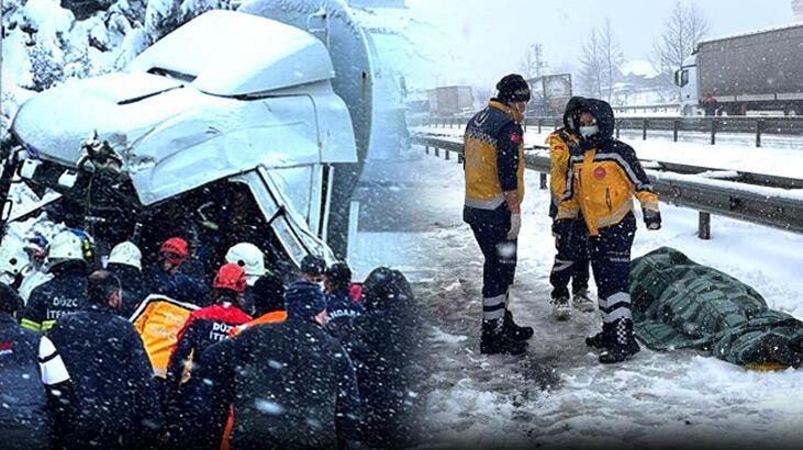 TEM’de zincirleme kaza! Ankara ve İstanbul istikameti trafiğe kapandı