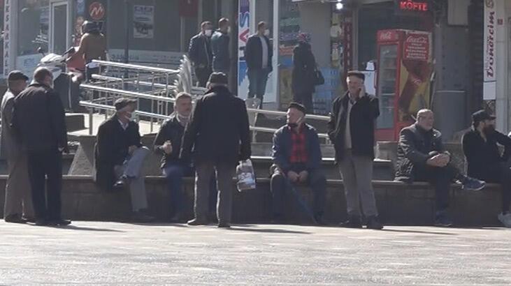 Vakaların en çok arttığı Amasya’da, cadde ve sokaklar dolu