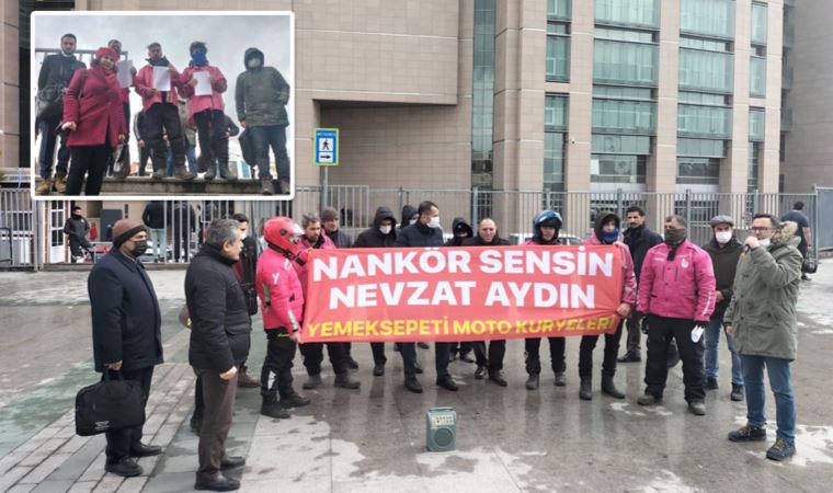 Yemeksepeti işçilerinden, kendilerine ‘Nankör’ diyen Nevzat Aydın’a suç duyurusu