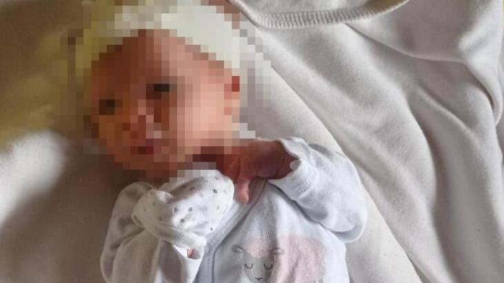 11 günlük bebek annesi ile sokağa atıldı!