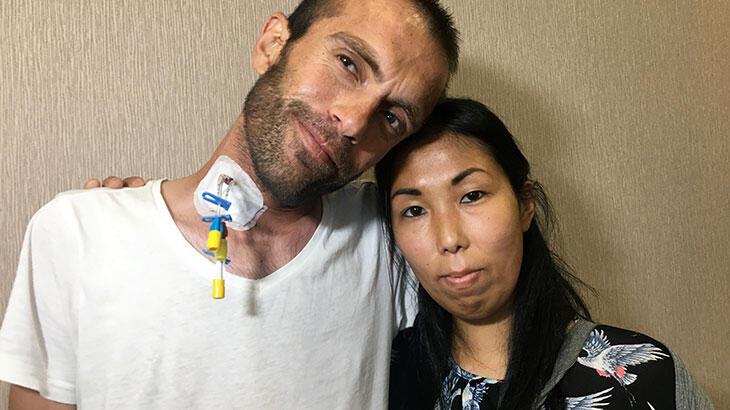 14 yıllık Japon eşinden nakledilen böbrekle hayata tutundu