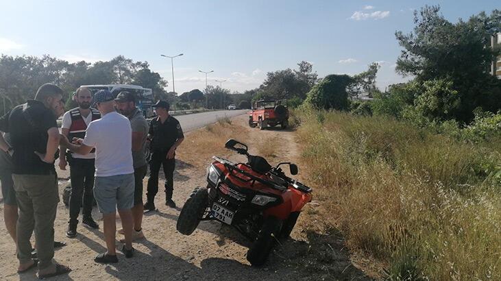 ATV kazasında Fransız anne ve kız ölümden döndü