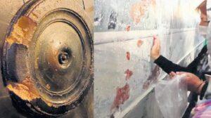 Ayasofya’da şok görüntü! Kapıdan sonra duvarlar hedefte