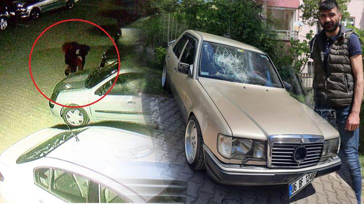 Bakıcı, eski patronunun otomobilini parçaladı