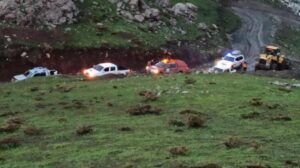 Göçerler fırtınaya takıldı! 11 saatlik çalışma ile kurtarıldı