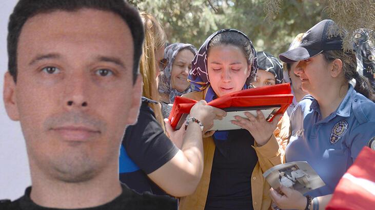 Kazada ölen polis memuru Ergün Sert son yolculuğuna uğurlandı