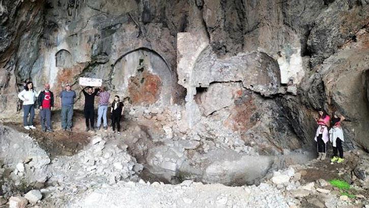 Mağara kilise, kaçak kazılarla talan edildi
