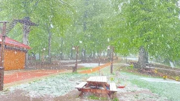Mayıs ayında kar sürprizi! 3 kent beyaza büründü