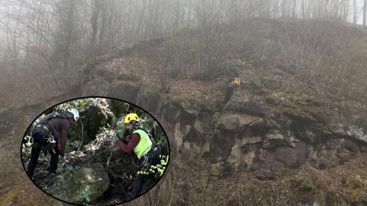 ‘Ölüm yamacı’nda riskli kaya avı