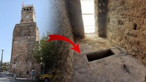 Saat Kulesi’nde betona gömülü tarih çıktı