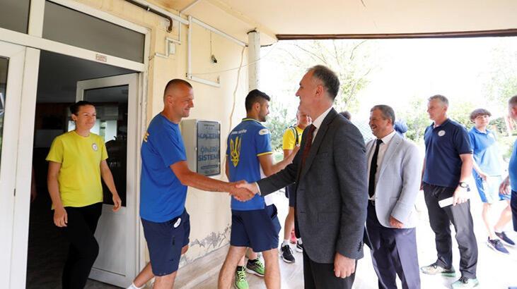 Savaş nedeniyle İnegöl’de ağırlanan Ukraynalı sporcular, ilçeden ayrıldı