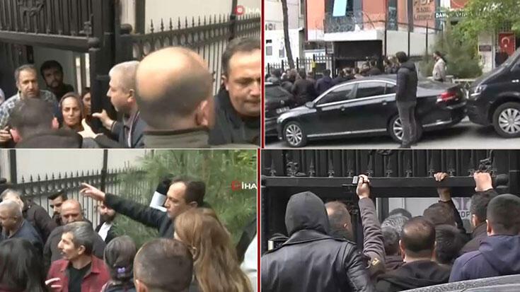 Son dakika! Evlat nöbetindeki aileler ile HDP’liler arasında arbede