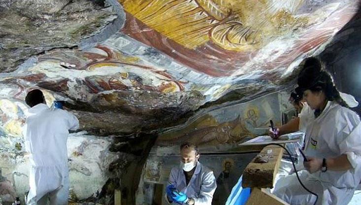 Sümela’da saklı alanlar gün yüzüne çıktı