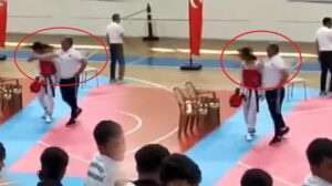 Tekvando seçmelerinde elenen genç kıza antrenörden tokat!