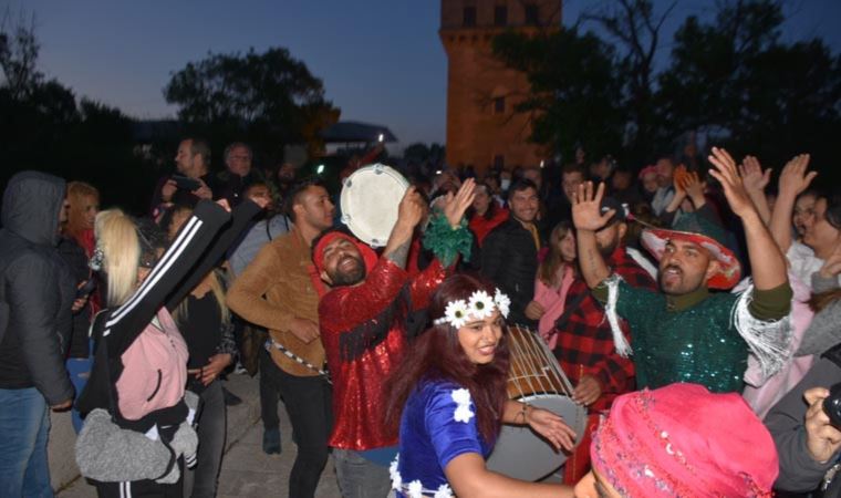 Tunca Nehri kenarında ‘kakava’ kutlaması