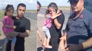 Yolda mola veren aile 3 yaşındaki kızını unuttu