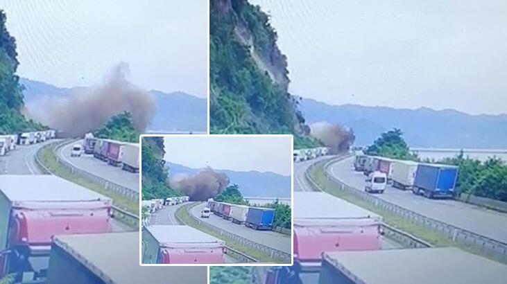 Artvin’de heyelan anı kamerada! Ölü ve yaralılar var