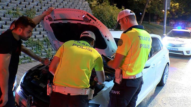 İstanbul’da abart egzoz kullanan sürücülere ceza kesildi