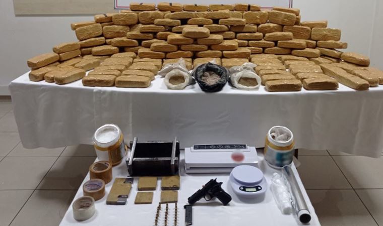 Jandarmadan ‘uyuşturucu’ operasyonu: 120 kilogram eroin ele geçirildi