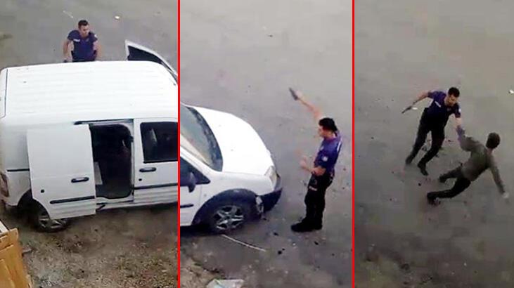 Kablo hırsızlarına suçüstü! Polis havaya ateş ederek önlerini kesti