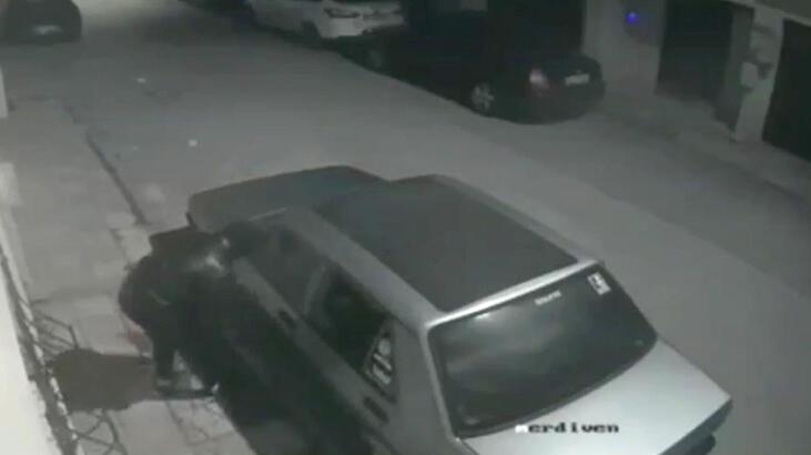 32 saniyede kapısını açtı! 6 dakikada teyp ve ses sistemi çaldı
