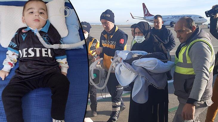 35 milyon lira toplandı, Egemen bebek şifa yolculuğuna çıktı