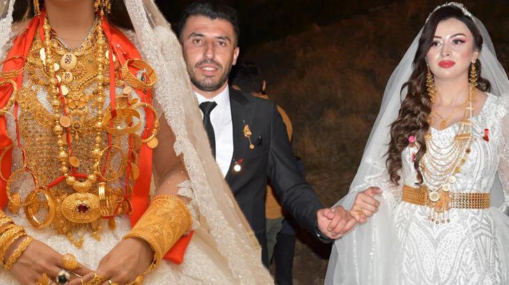 5 bin kişini katıldığı aşiret düğününde dudak uçuklatan takı töreni