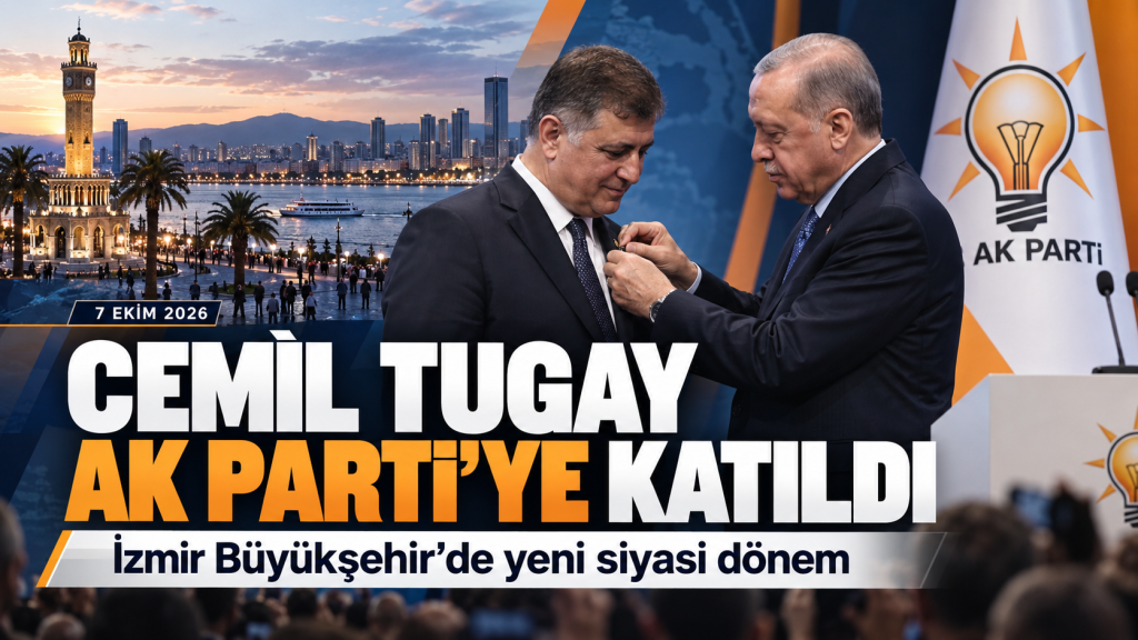 İzmir’de Siyasi Değişim : Cemil Tugay Ak Parti’ye Katıldı…