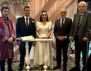 Dörtdudak çiftinin nikah şahidi, Cumhurbaşkanı Başdanışmanı Yalçın Topçu oldu