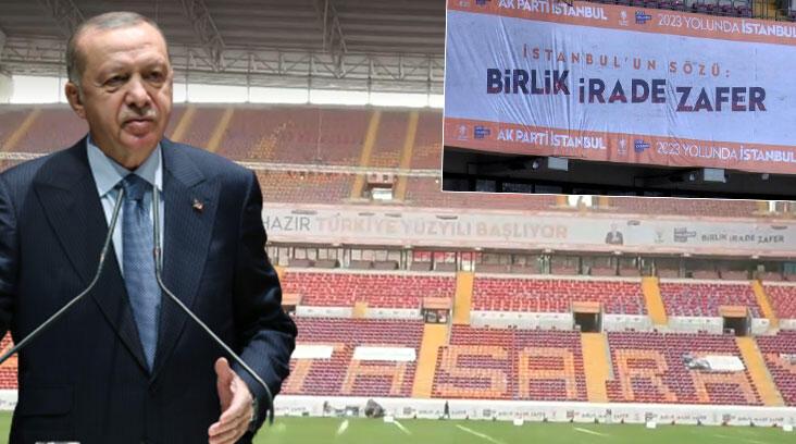 AK Parti’de bir ilk! Gözler Galatasaray’ın stadyumundaki büyük buluşmada