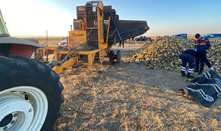Aksaray’da iş cinayeti: Pancar toplama makinesine düşen Ziyat İsa, yaşamını yitirdi