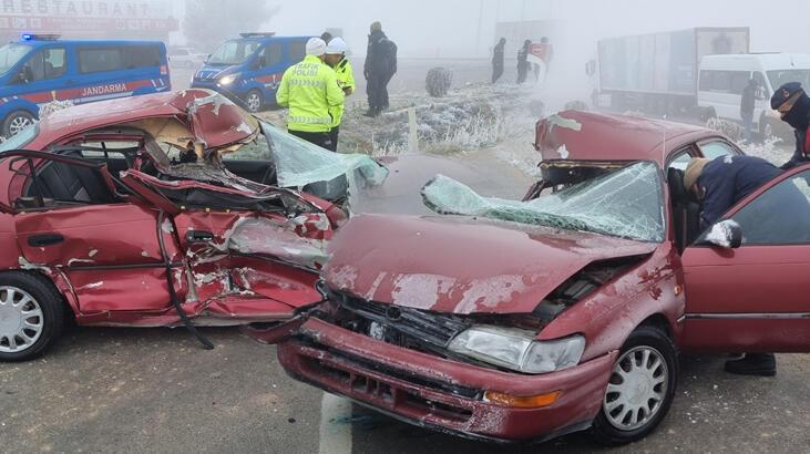 Aksaray’da zincirleme kaza! Aynı aileden 5 kişi yaralandı