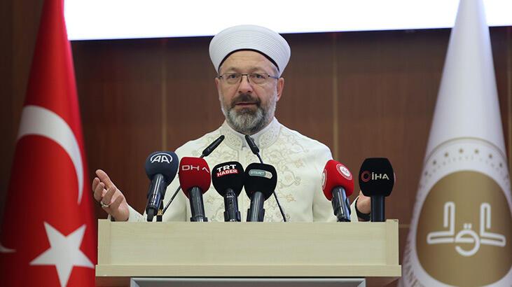 Ali Erbaş: Amacımız gençlerin değerlerine bağlı yetişmesi