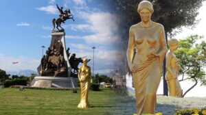 Altın Portakal’ın simgesi ‘Venüs’ heykelleri, Antalya caddelerinde