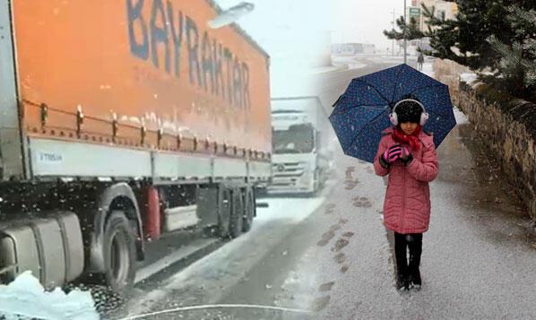 Ardahan’da ulaşıma kar engeli