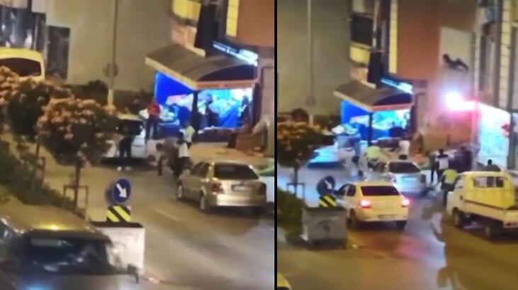 Arnavutköy’de ehliyetsiz sürücünün yakınları polise saldırdı