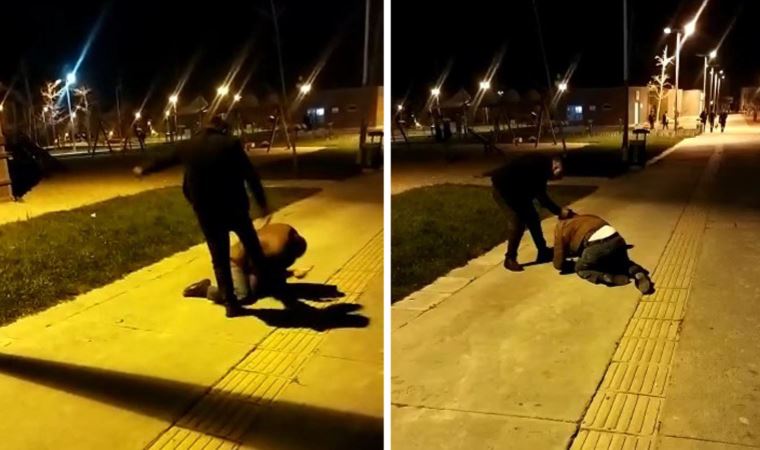 Arnavutköy’de ‘taciz’ iddiası: Parkta tekme tokat darbetti