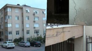 Avcılar’da hasarlı binalarda korku dolu yaşam