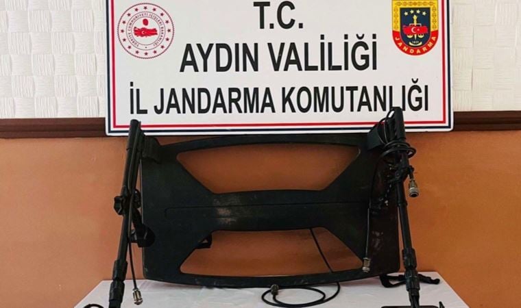 Aydın’da ‘define’ kazısına suçüstü: 7 metre çukur kazmışlar