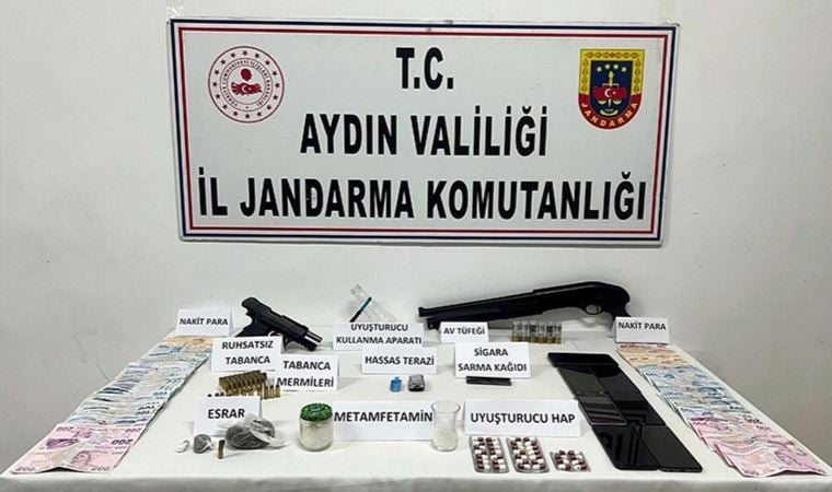 Aydın’daki uyuşturucu operasyonu: 2 tutuklama