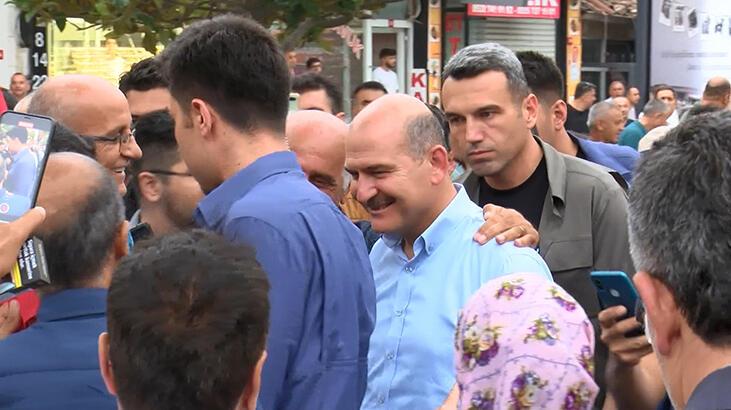 Bakan Soylu Silivri’de ziyaretlerde bulundu