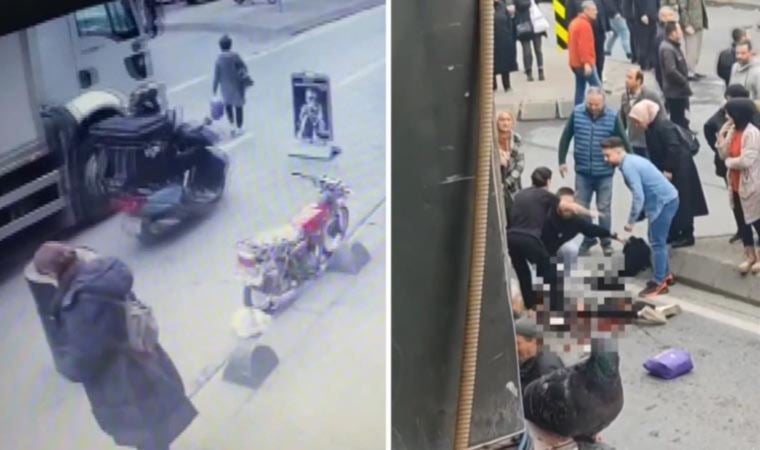Bayrampaşa’da korkunç kaza: Yolun karşısına geçmeye çalışan kadına kamyonet çarptı