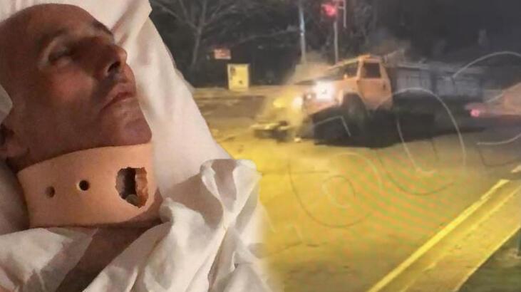 Beşiktaş’ta katliam gibi kaza! Sürücü camdan yola fırladı