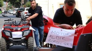 Binlerce lira verip aldığı ATV’ye daha hiç binemedi