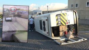 Bursa’da 18 işçinin ölümden döndüğü anlar kameralarda