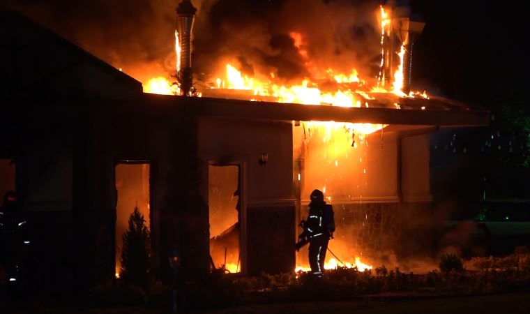 Bursa’da çiftlikte çıkan yangında kundaklama iddiası